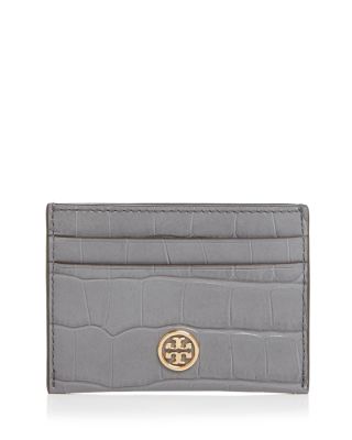 tory burch robinson embossed card case