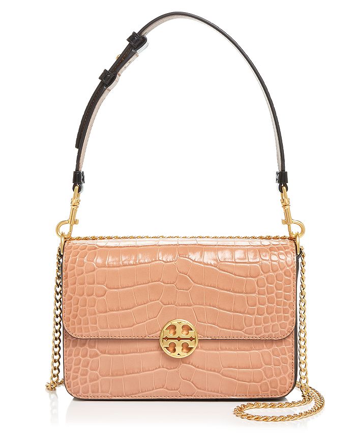 Tory burch chelsea hot sale embossed convertible shoulder bag