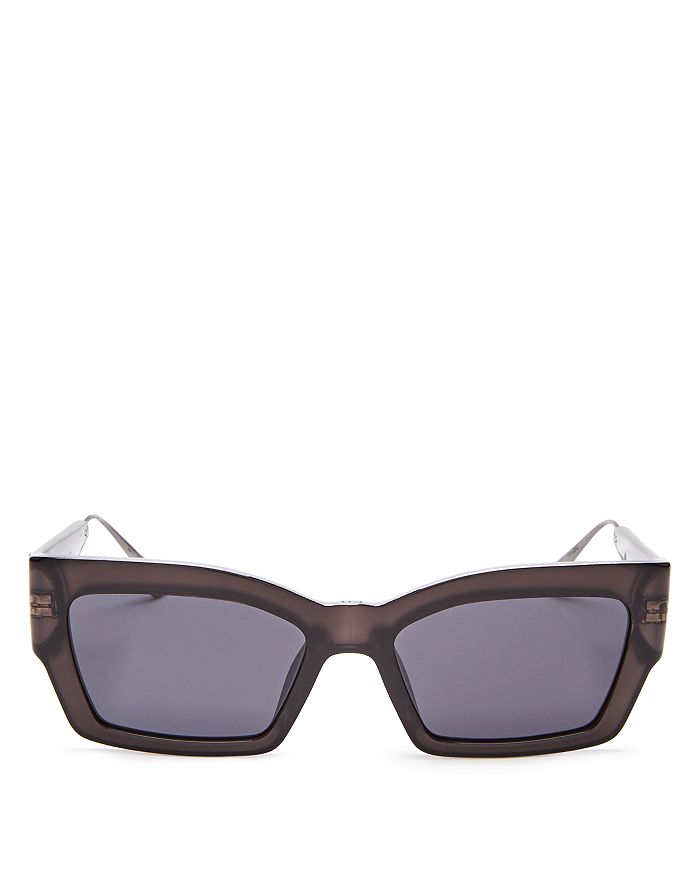 Dior 2 Square Sunglasses, 54mm In Gray/gray