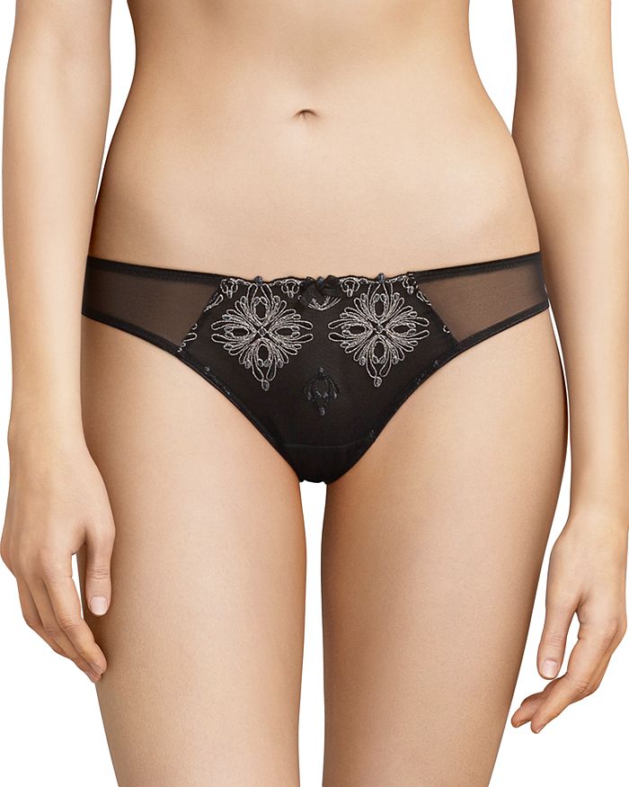 CHANTELLE CHAMPS ELYSEES LACE THONG,2609