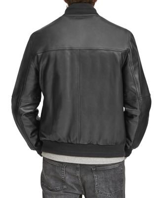 andrew marc summit leather bomber jacket