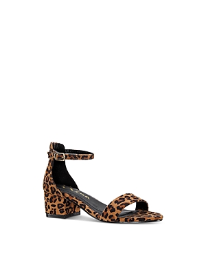 Nina Girls' Hidi Block Heel Sandals - Little Kid, Big Kid In Leopard