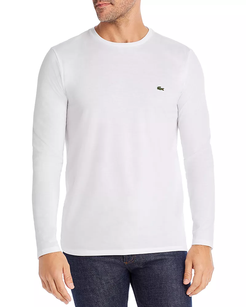 Lacoste Long-Sleeve Pima Cotton Tee