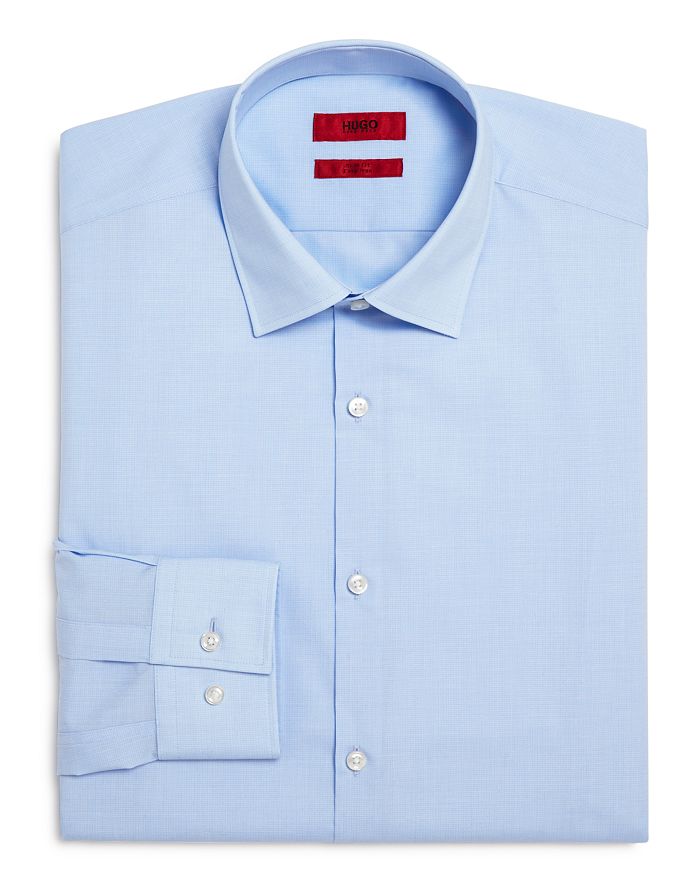 HUGO Kenno Solid Slim Fit Dress Shirt | Bloomingdale's
