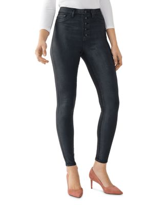 DL1961 Women's Chrissy Instasculpt High Rise Skinny Cropped Jean - Super Stretch Denim - View #2