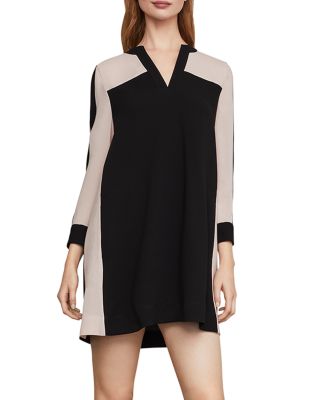 bcbgmaxazria colorblock shift dress