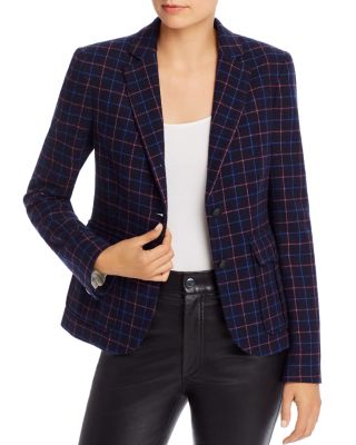 rag bone Nancie Wool-Blend Check Blazer Bloomingdale's