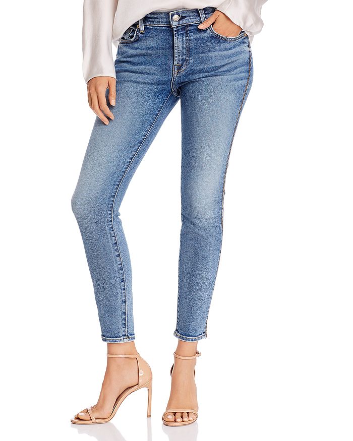 7 FOR ALL MANKIND ANKLE SKINNY JEANS IN LUXE VINTAGE MUSE,AU8679120