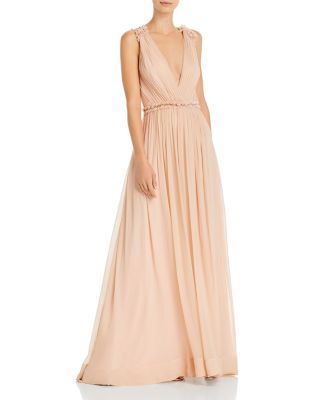 BCBGMaxAzria deals Silk Chiffon Gown