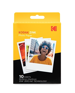 Kodak Zink Photo Paper, 3.5 x 4.25, Pack of 10