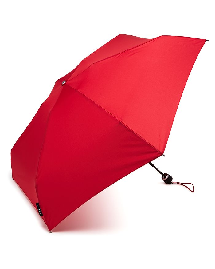 Davek Mini Umbrella In Deep Red