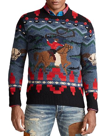 Polo Ralph Lauren Wool & Cashmere Hand-Knit Cowboy Sweater | Bloomingdale's