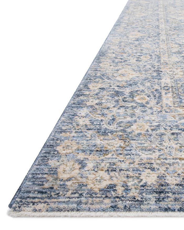 Loloi Pandora Pan-01 Round Area Rug, 7'10 In Blue/gold