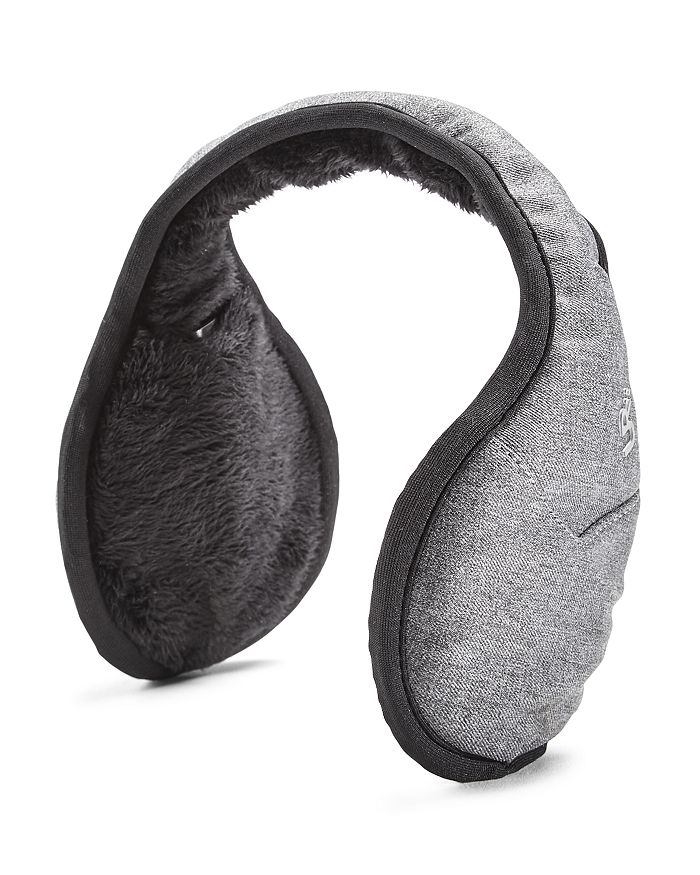 Ur Faux-f Lined Bluetooth Earmuffs In Charcoal