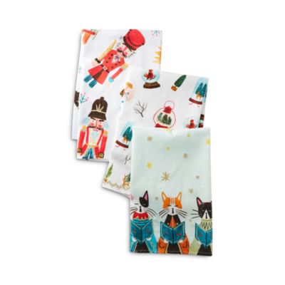 fox dish towels