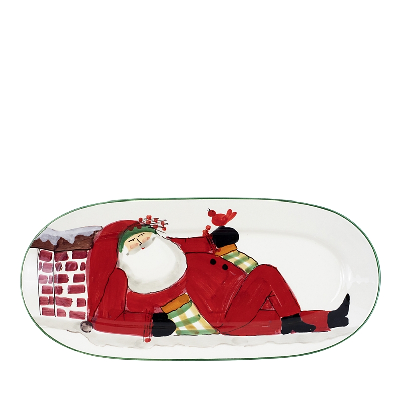 Vietri Old St. Nick Small Oval Platter In Misc