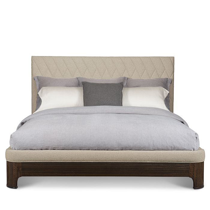 Caracole Moderne Queen Bed In Aged Bourbon