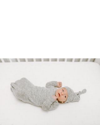Unisex Snuggle Knit Gown & Hat Set - Baby