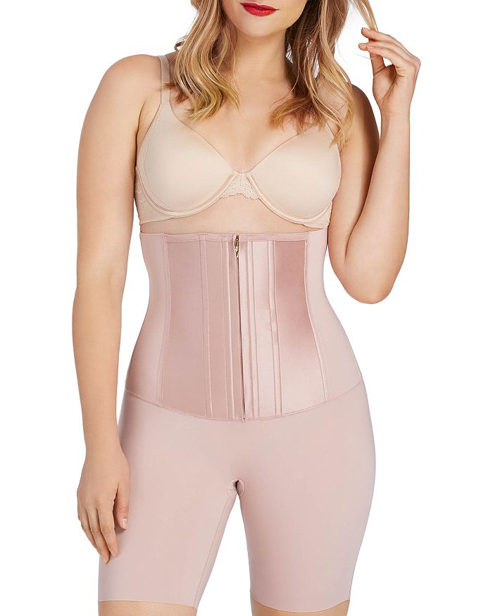 SPANX, Intimates & Sleepwear, Brand New Spanx Under Sculpt Zip Front  Corset Cameo In Blush Size Large