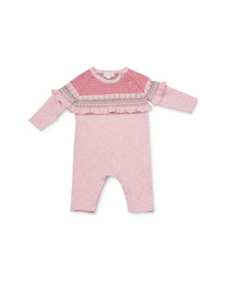 Angel Dear Grey Smocked Coverall