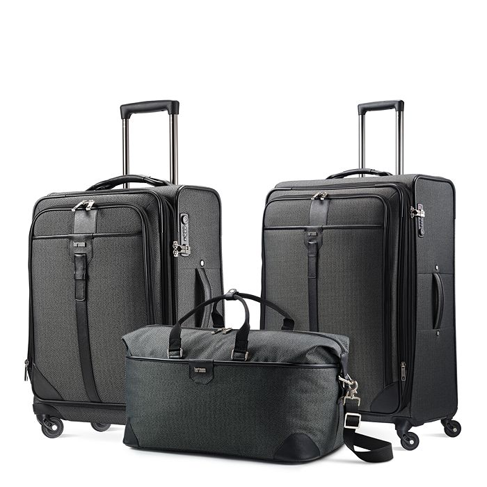 Hartmann Herringbone Luxe Softside Luggage Collection Bloomingdale s