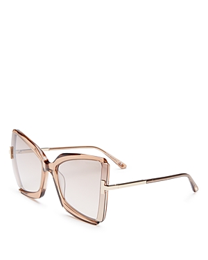 Tom Ford Gia Butterfly Sunglasses, 63mm