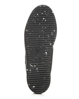 Giuseppe Zanotti Men's Paint Splatter Embossed Double Zip Giuseppe Zanotti Men's Paint Splatter Embossed Double Zip