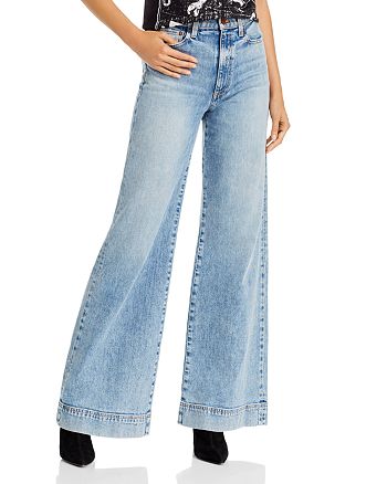 Alice and Olivia Alice + Olivia Gorgeous Trouser Wide-Leg Jeans in Last ...
