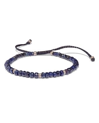 Jan Leslie - Sapphire and Sterling Silver Bead Bracelet