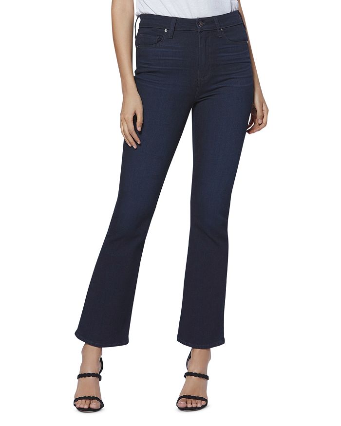 PAIGE CLAUDINE ANKLE FLARE JEANS IN TELLURIDE,5640F46-7475