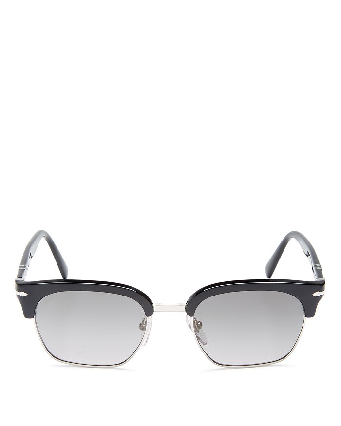 Persol Men's Square Sunglasses - Black