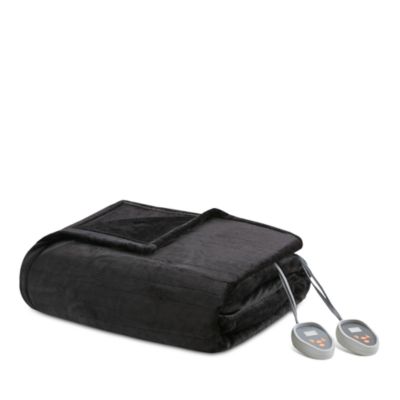 Plush Heated Blanket, Queen