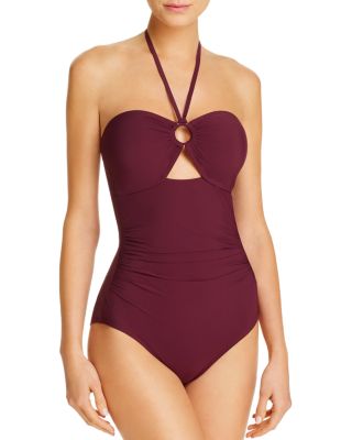 purple swimsuits one piece