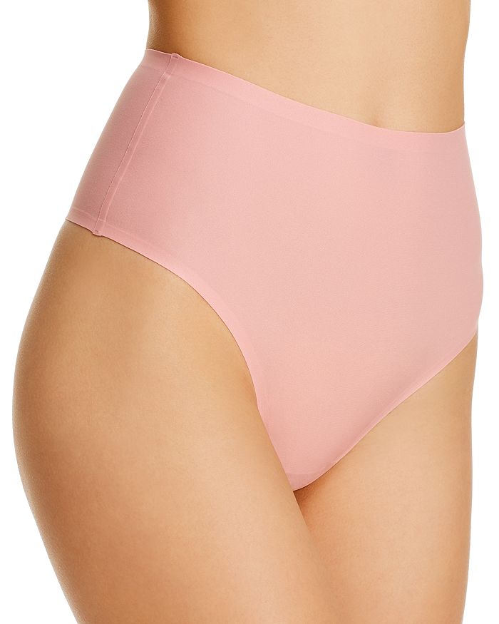 Chantelle Soft Stretch One-size High-waist Thong In Rose Tutu