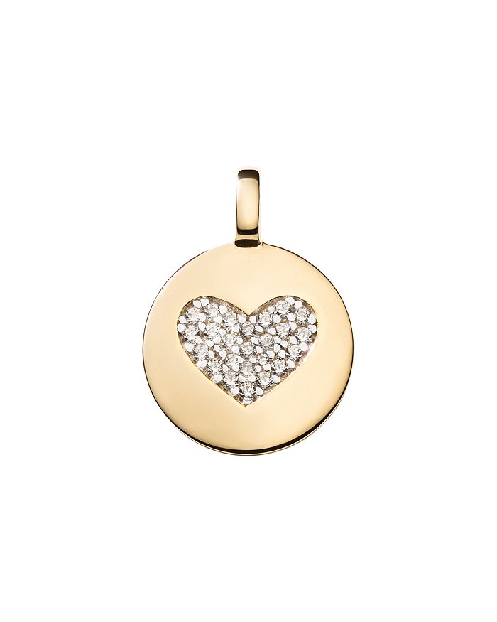 Charmbar Reversible Heart Charm In Sterling Silver Or 14k Gold-plated Sterling Silver In Heart/gold