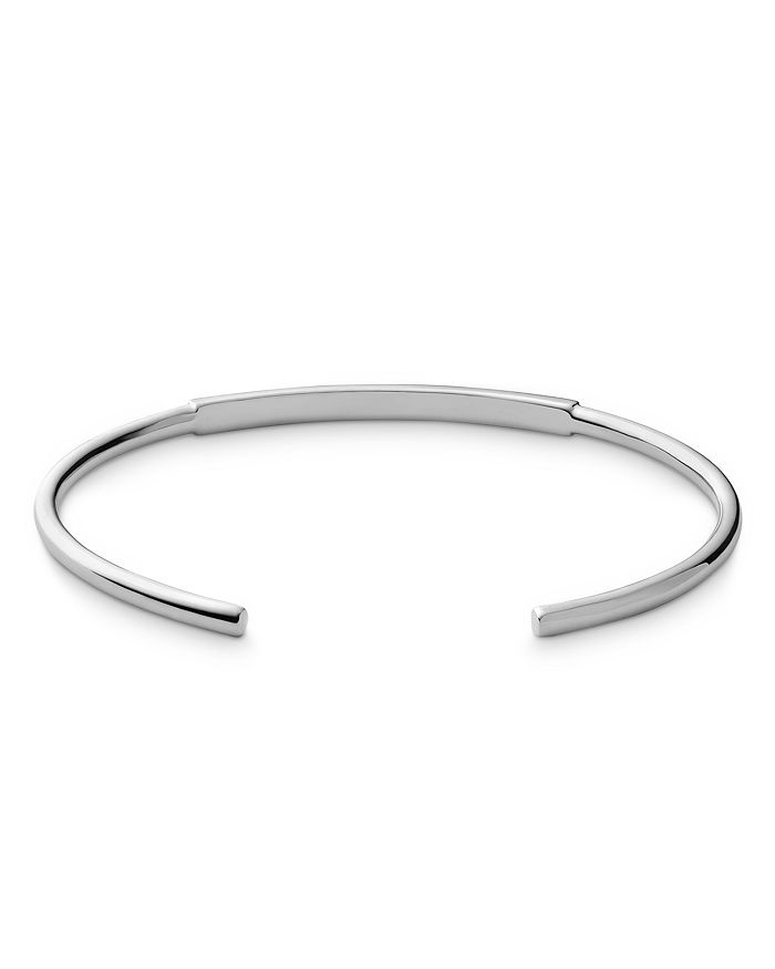 Shop Miansai Id Cuff Bracelet In Sterling Silver