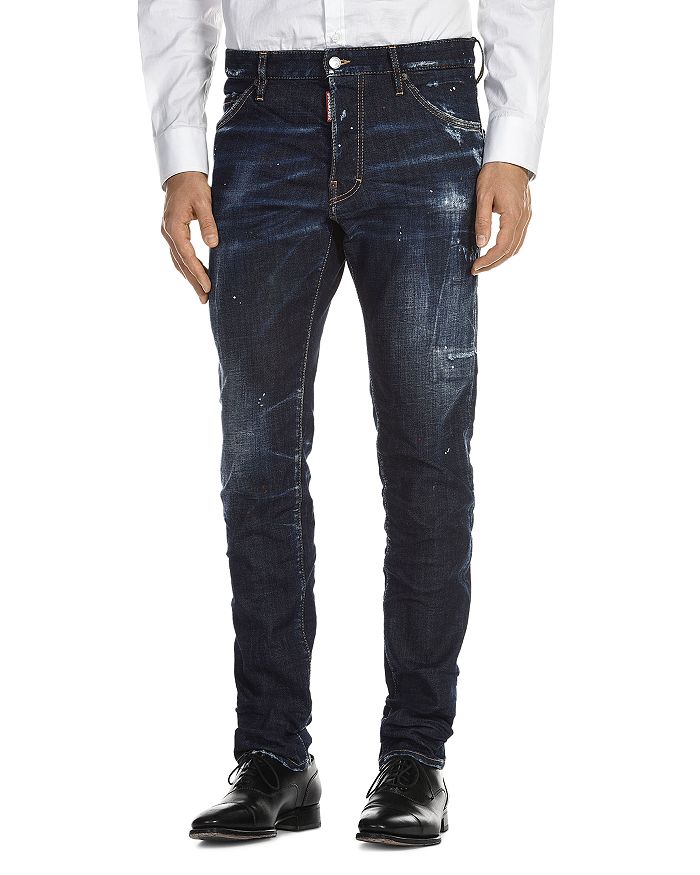 DSQUARED2 DSQUARED2 COOL GUY SKINNY FIT JEANS IN BLUE,S74LB0679S30664
