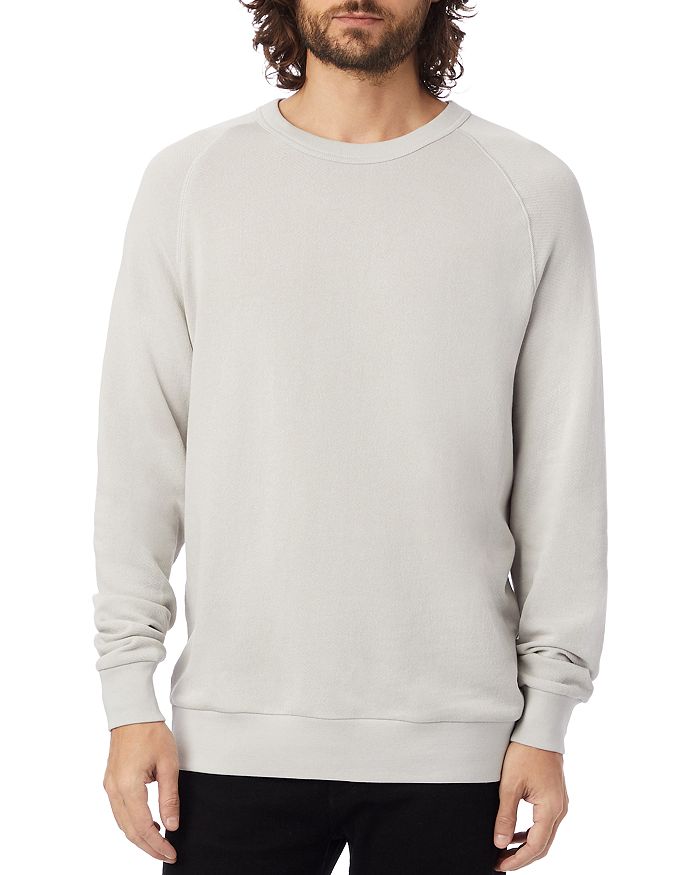 Alternative Washed-terry Champ Sweatshirt In Light Gray