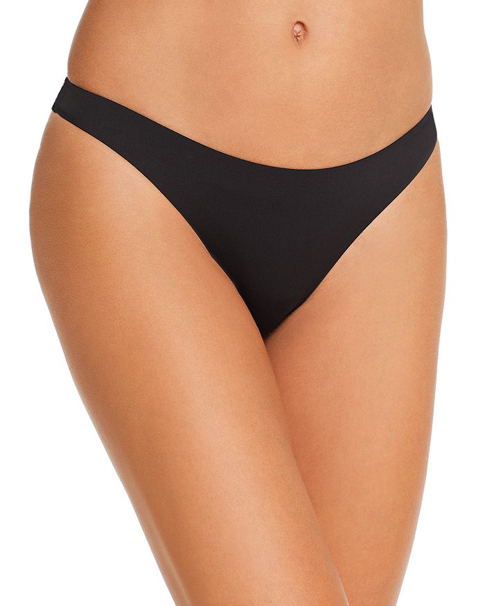 Aqua Swim Basic Scoop Bikini Bottom - 100% Exclusive In Black