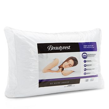 Beautyrest Won't Go Flat Standard/Queen Pillow, 2 Pack | Bloomingdale's