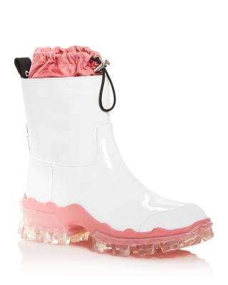 womens rain boots pink