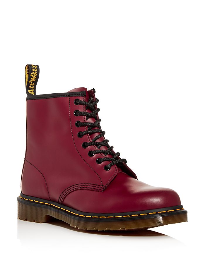 Dr. Martens' Vintage 1460 Leather Ankle Boots In Cherry Red