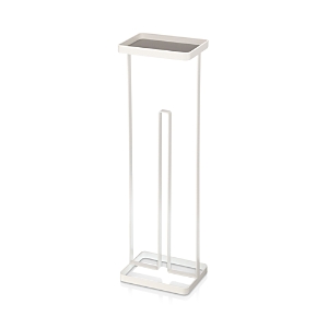 Shop Yamazaki Tower Toilet Paper Stand In White