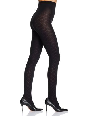 Fogal Adriana Opaque Diamond Tights | Bloomingdale's