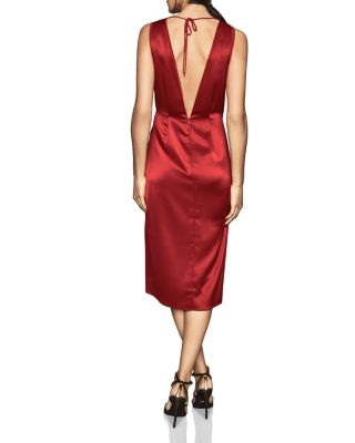 REISS Lucine Draped Cocktail Dress | Bloomingdale's Women