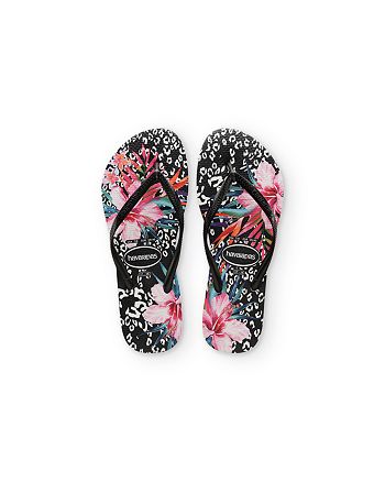 Bloomingdales Girls Shoes Flip Flops Little Kid Girls Leopard & Floral Print Flip-Flops Toddler 