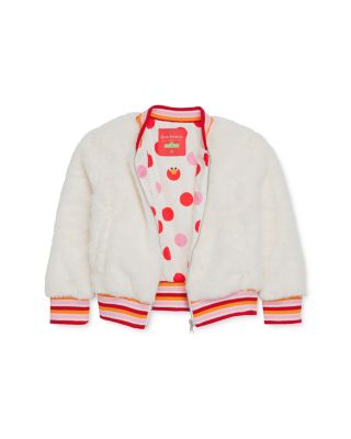Isaac Mizrahi Loves Sesame Street Girls' Faux Fur Bomber Jacket