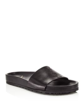 Saint Laurent - Women's Joan Logo Slide Sandals