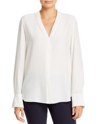 Lafayette 148 New York Margaret Silk Blouse | Bloomingdale's