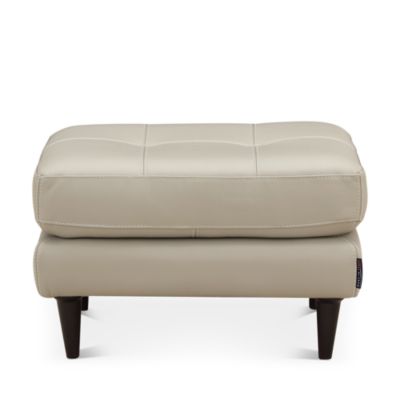 Massimo Leather Chair Ottoman